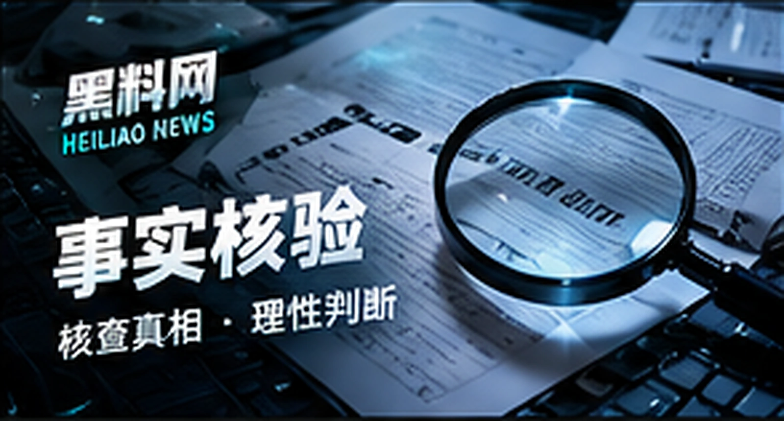 真相放大镜主题配图